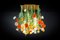 Murano Glass & Artificial Poppy Flower Power Ceiling Lamp from VGnewtrend 2