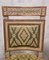 Antike Empire Salon Armlehnstühle aus geschnitztem Holz, 6er Set 11