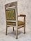 Antike Empire Salon Armlehnstühle aus geschnitztem Holz, 6er Set 18