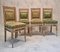 Antike Empire Salon Armlehnstühle aus geschnitztem Holz, 6er Set 6