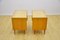 Yellow Bedside Tables in Veneer, 1950s, Set of 2, Image 10