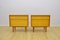 Yellow Bedside Tables in Veneer, 1950s, Set of 2 13