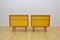 Yellow Bedside Tables in Veneer, 1950s, Set of 2, Image 13