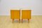 Yellow Bedside Tables in Veneer, 1950s, Set of 2 12