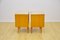 Yellow Bedside Tables in Veneer, 1950s, Set of 2, Image 12