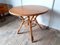 Vintage Round Table in Rattan, 1960s, Image 2