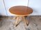 Runder Vintage Vintage Tisch aus Rattan, 1960er 3