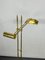 Italian Adjustable Solid Brass Floor Lamp, 1970s, Image 4