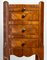 Louis XV Stil Chiffonnier Kommode oder Schreibtisch aus Nussholz, 19. Jh 4