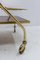 Mid-Century Bar Cart in Brass and Wood, Image 6