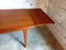 Table Vintage Scandinave en Teck Massif avec Rallonges, 1950s 11