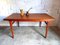 Vintage Scandinavian Table in Solid Teak with Extensions, 1950s 8