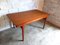 Table Vintage Scandinave en Teck Massif avec Rallonges, 1950s 6