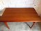 Vintage Scandinavian Table in Solid Teak with Extensions, 1950s 10