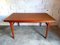 Vintage Scandinavian Table in Solid Teak with Extensions, 1950s 7