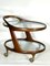 Mid-Century Italian Round Bar Cart by Cesare Lacca, 1950s 1