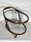 Mid-Century Italian Round Bar Cart by Cesare Lacca, 1950s 6