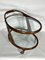 Mid-Century Italian Round Bar Cart by Cesare Lacca, 1950s, Image 6