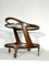 Mid-Century Italian Round Bar Cart by Cesare Lacca, 1950s 12