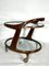 Mid-Century Italian Round Bar Cart by Cesare Lacca, 1950s, Image 10