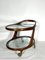 Mid-Century Italian Round Bar Cart by Cesare Lacca, 1950s 8