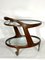 Mid-Century Italian Round Bar Cart by Cesare Lacca, 1950s 13