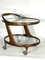 Mid-Century Italian Round Bar Cart by Cesare Lacca, 1950s 2