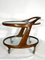 Mid-Century Italian Round Bar Cart by Cesare Lacca, 1950s, Image 9