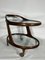 Mid-Century Italian Round Bar Cart by Cesare Lacca, 1950s, Image 3