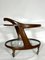 Mid-Century Italian Round Bar Cart by Cesare Lacca, 1950s 4