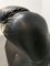 Poltrona curva in pelle nera nello stile di Afra e Tobia Scarpa, Italia, anni '70, Immagine 12
