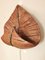 Mid-Century Palmenblatt Wandleuchte aus Keramik 7