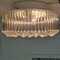 Large Clear Bubble Glass Flush Mount Light Fixture Lamp in Style of Helena Tynell, 1970s 10