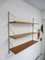 Scandinavian Wall Shelf in Teak, Image 1