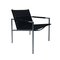 SZ01 Sessel in Schwarzem Kunstleder von Martin Visser 1