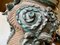 Vase de Plancher Relief Scandinave avec Fleurs Vertes par Flemming Ross 5