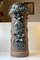 Vase de Plancher Relief Scandinave avec Fleurs Vertes par Flemming Ross 1