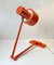 Jo Hammerborg Orange Scale Swing Arm Wandlampe für Fog & Mørup, 1970er 6