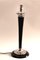 French Art Deco Table Lamp in Black Wood and Silver Metal from Mazda, 1920s, Image 13