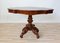 Antique French Veneer Coffee Table in Mahogany, Image 1