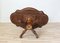 Antique French Veneer Coffee Table in Mahogany, Image 11