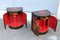 Lacquered Bedside Tables, 1970s, Set of 2 3
