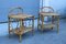 Italian Bamboo Bedside Tables, 1950s, Set of 2 1