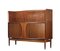 Credenza alta vintage in noce, Danimarca, Immagine 1