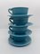 4 Cups & Saucers by Jean Pobaly, Set of 8 1