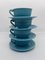 4 Cups & Saucers by Jean Pobaly, Set of 8, Image 1