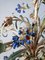 Italienischer Mid-Century Kronleuchter mit Blumendekoration 4