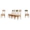 Italian Torinese School Chairs, 1950s, Set of 6 1