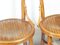 Vintage Brown Beech Chairs, Set of 4 4