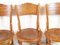 Vintage Brown Beech Chairs, Set of 4 2